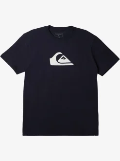 Quiksilver Tees|Comp Logo T-Shirt Navy Blazer