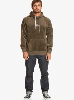 Quiksilver Sweatshirts & Hoodies|Cord Hoodie Major Brown