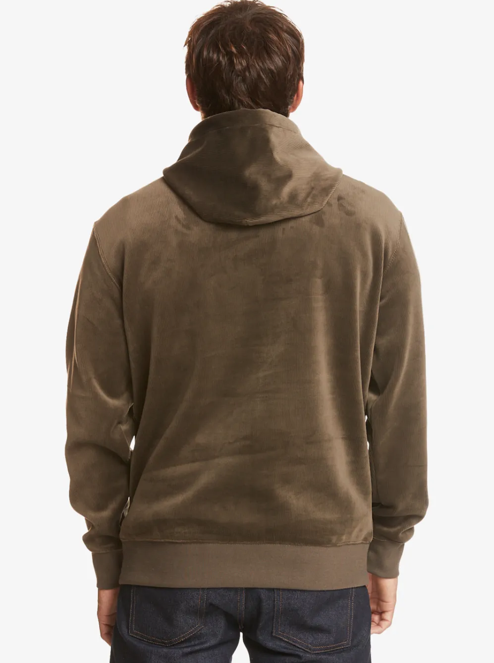 Quiksilver Sweatshirts & Hoodies|Cord Hoodie Major Brown