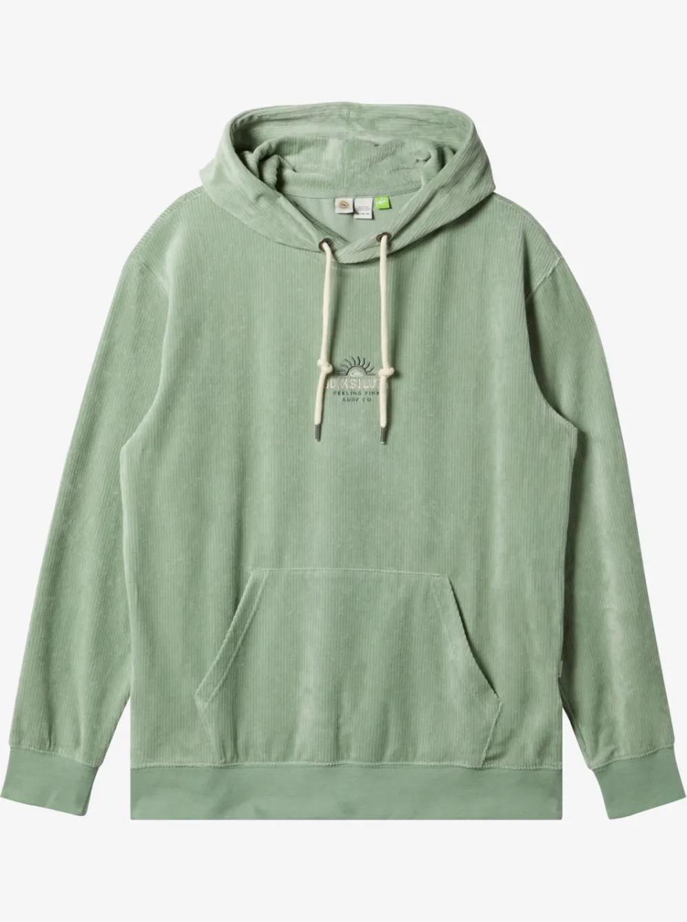 Quiksilver Sweatshirts & Hoodies|Cord Hoodie Iceberg Green