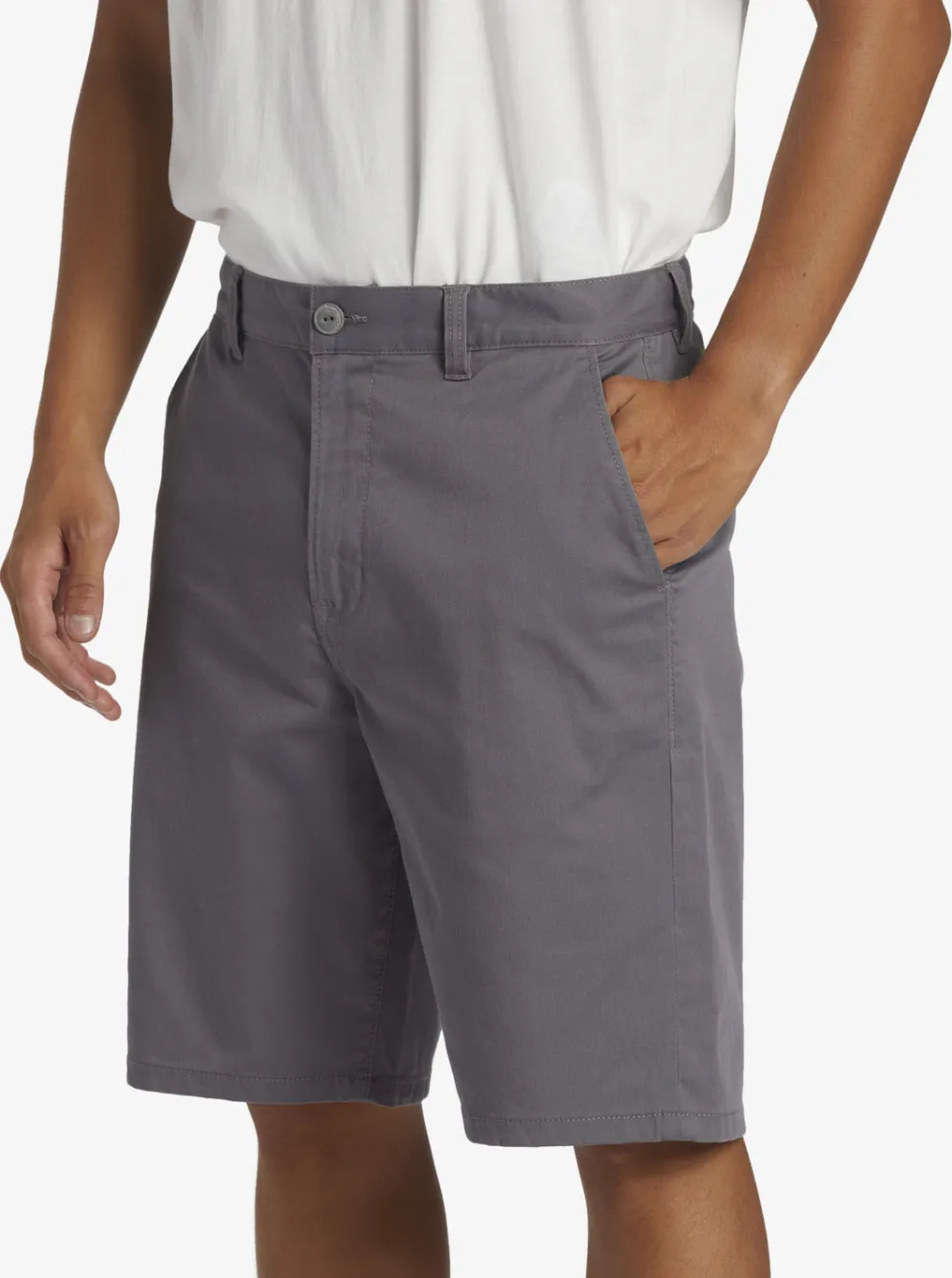 Quiksilver Shorts & Amphibians|Crest Chino Chino 21" Shorts Quiet Shade