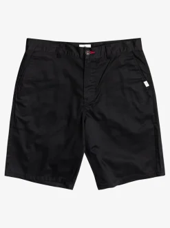 Quiksilver Shorts & Amphibians|Crest Chino Chino 21" Shorts Black