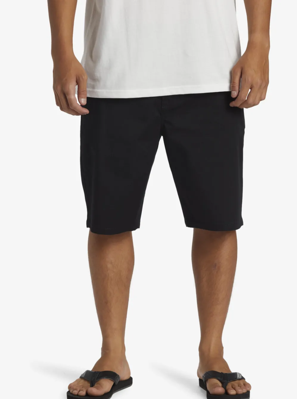 Quiksilver Shorts & Amphibians|Crest Chino Chino 21" Shorts Black