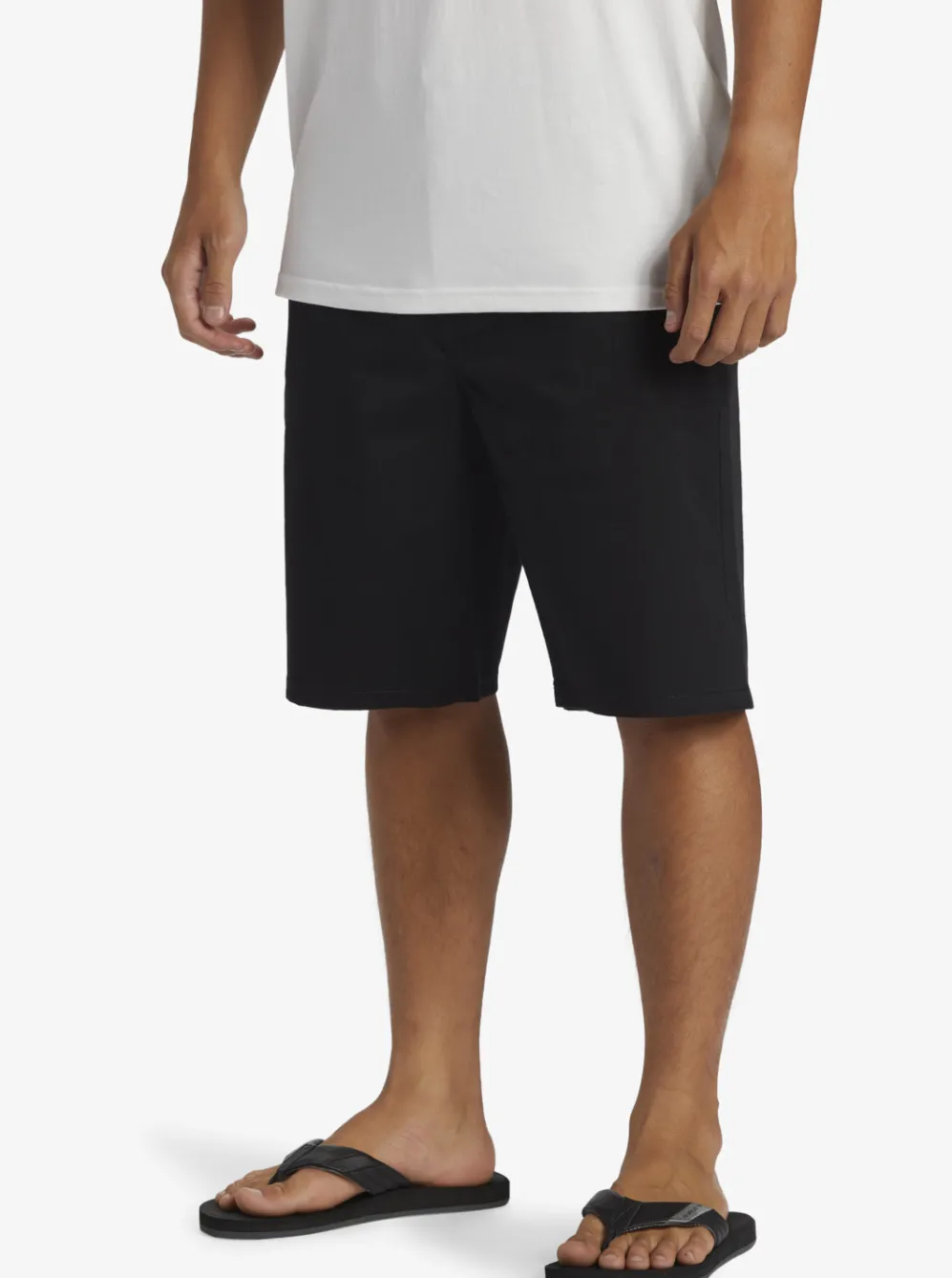 Quiksilver Shorts & Amphibians|Crest Chino Chino 21" Shorts Black