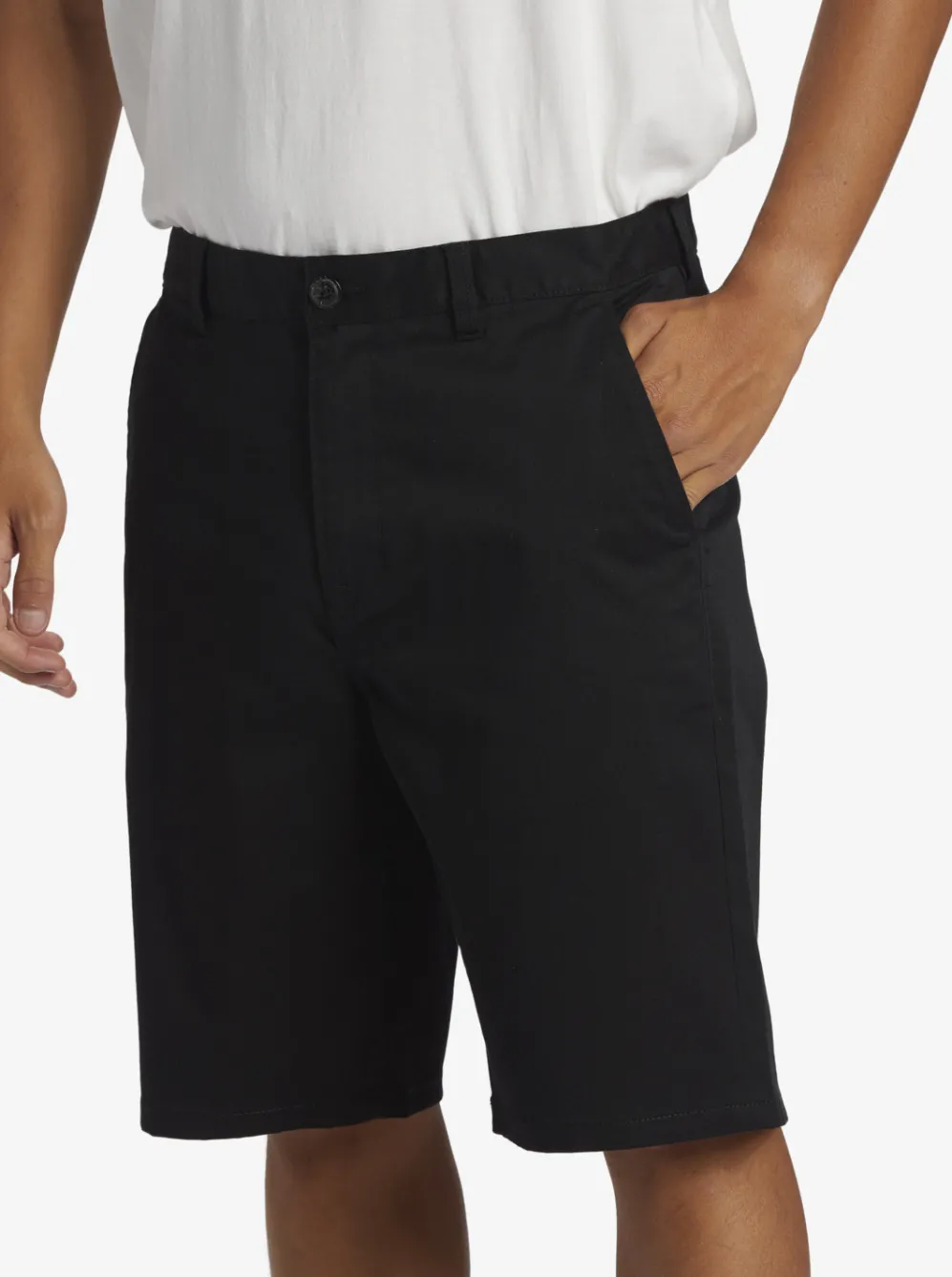 Quiksilver Shorts & Amphibians|Crest Chino Chino 21" Shorts Black