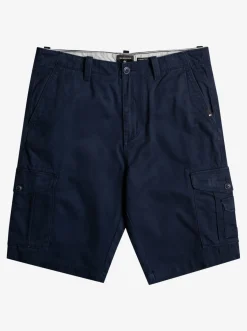 Quiksilver Shorts & Amphibians|Crucial Battle Cargo Shorts For Men Navy Blazer
