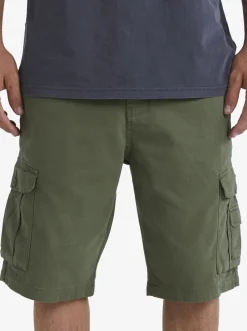 Quiksilver Shorts & Amphibians|Crucial Battle Cargo Shorts For Men Four Leaf Clover