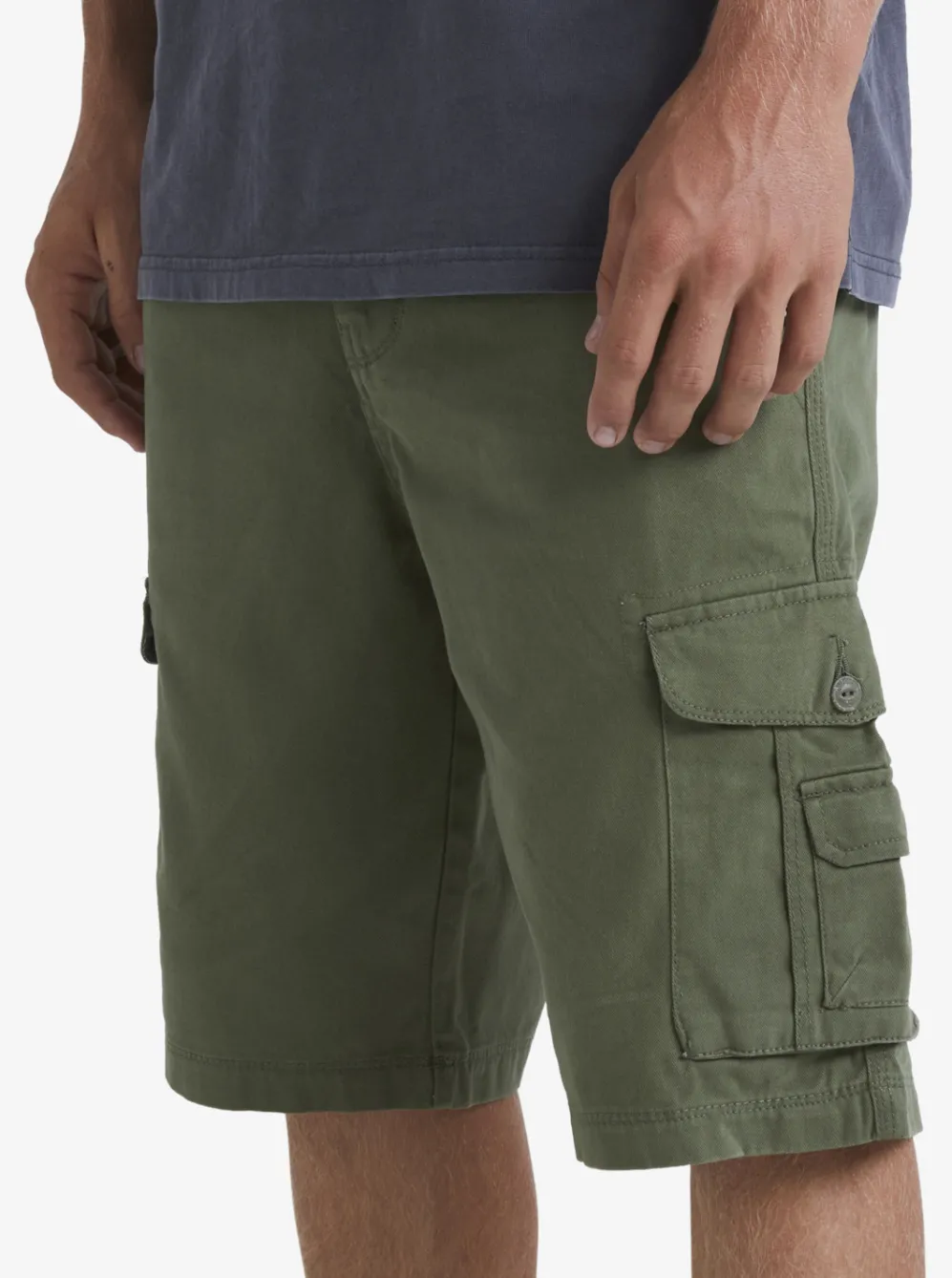Quiksilver Shorts & Amphibians|Crucial Battle Cargo Shorts For Men Four Leaf Clover