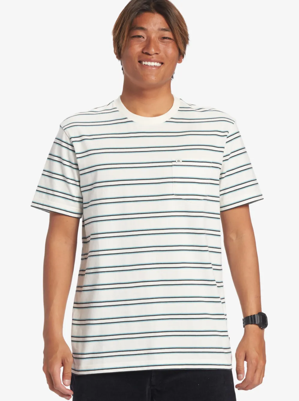 Quiksilver Shirts & Polos|Cruiser Pocket Tee Knit Snow White Cruiser Pkt Tee