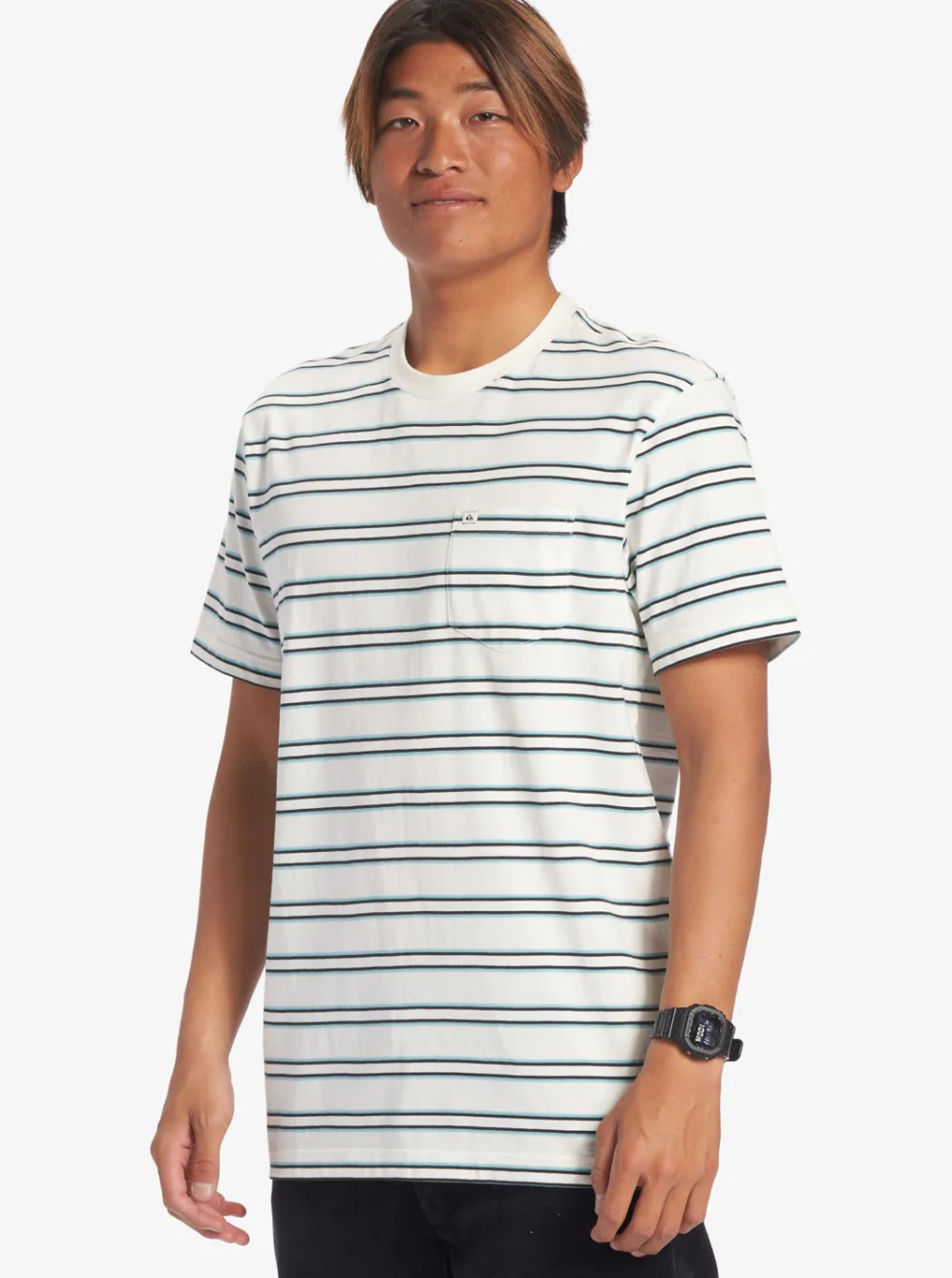 Quiksilver Shirts & Polos|Cruiser Pocket Tee Knit Snow White Cruiser Pkt Tee