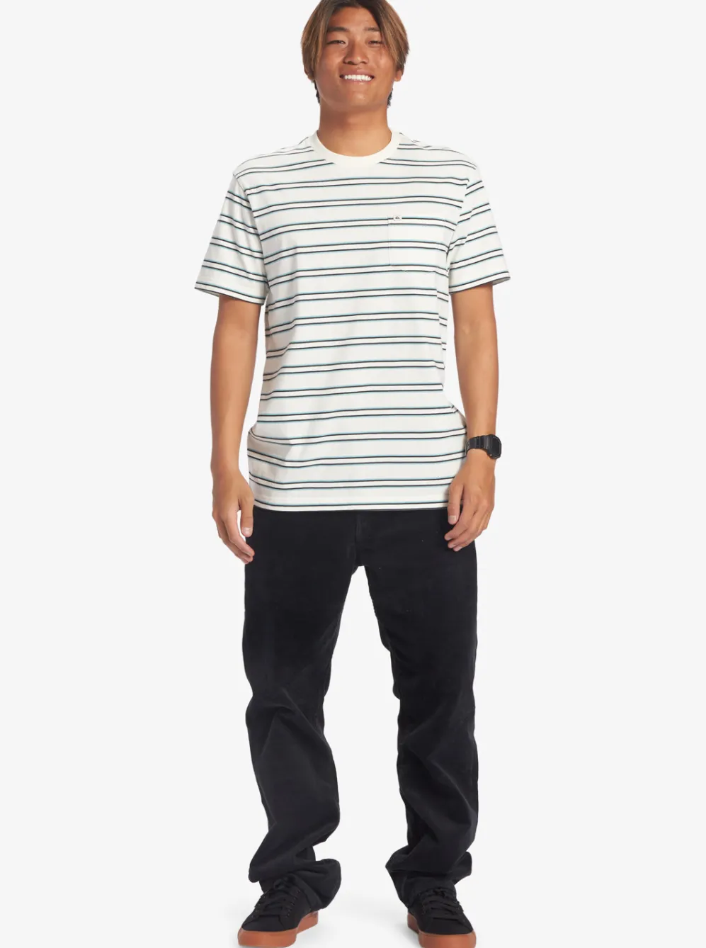 Quiksilver Shirts & Polos|Cruiser Pocket Tee Knit Snow White Cruiser Pkt Tee