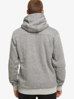 Quiksilver Sweatshirts & Hoodies|Cypress Keller Zip-Up Hoodie Light Grey Heather