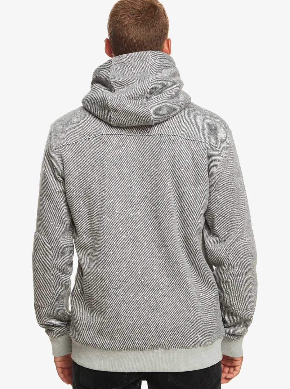 Quiksilver Sweatshirts & Hoodies|Cypress Keller Zip-Up Hoodie Light Grey Heather