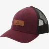Quiksilver Hats|Down The Hatch Trucker Hat Wine