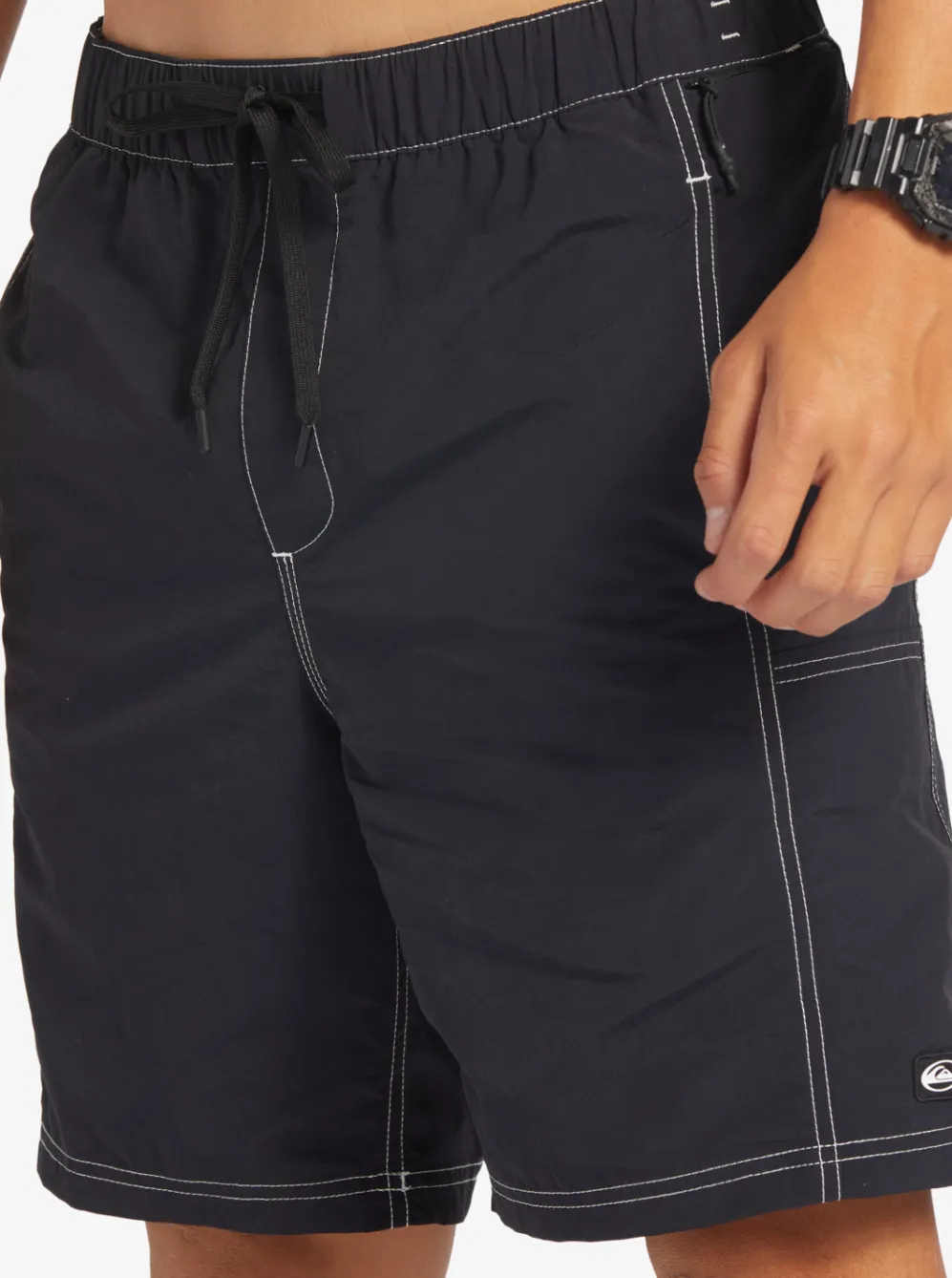 Quiksilver Shorts & Amphibians|Drainer Amphibian 18.5" Hybrid Shorts Black