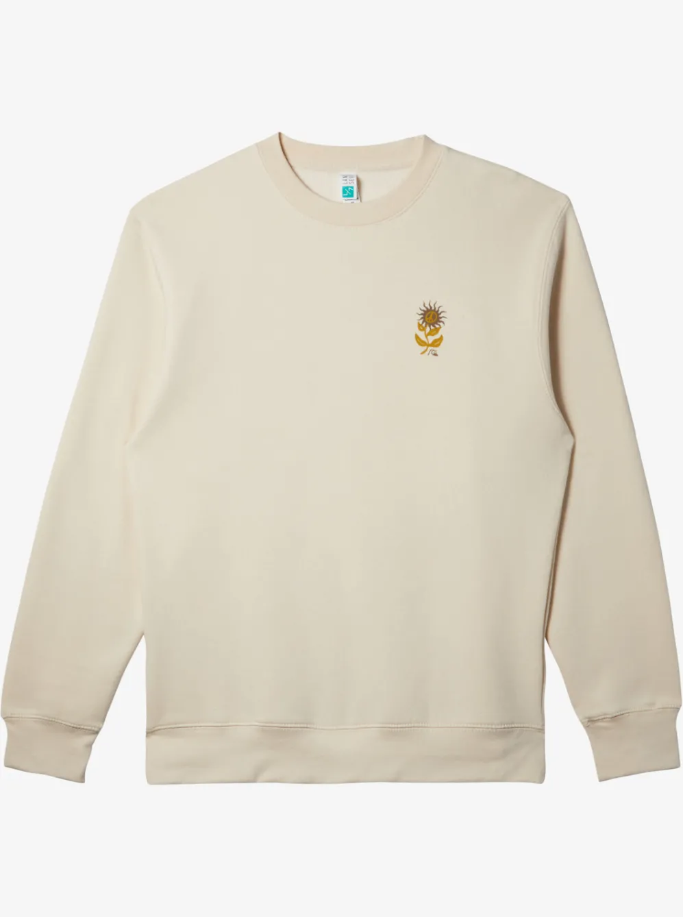 Quiksilver Sweatshirts & Hoodies|E Peace Out Crew Neck Sweatshirt Birch
