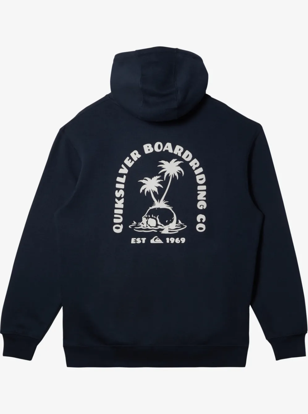 Quiksilver Sweatshirts & Hoodies|E Rockin Hoodie Pullover Sweatshirt Midnight Navy