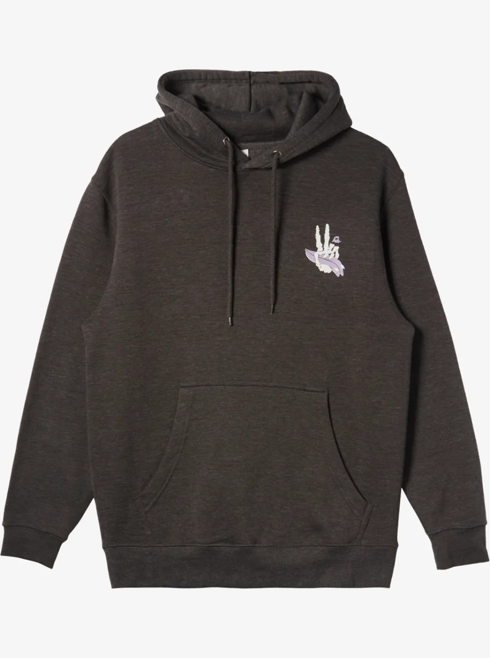 Quiksilver Sweatshirts & Hoodies|E Rockin Hoodie Pullover Sweatshirt Charcoal Heather