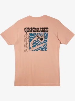 Quiksilver Tees|Enjoy The Ride Mtz T-Shirt Dusty Pink