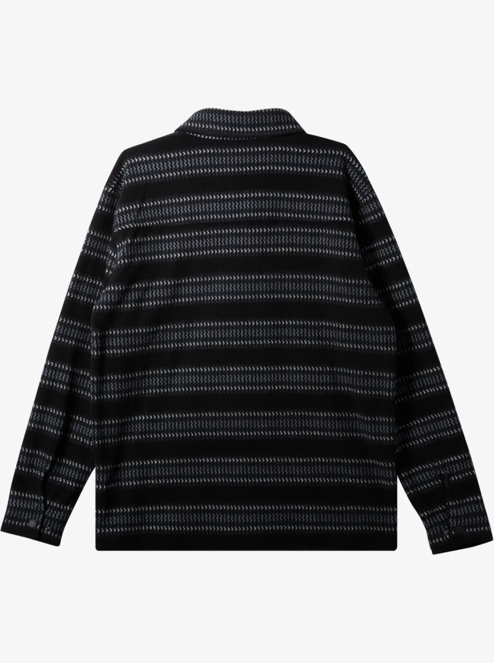 Quiksilver Sweatshirts & Hoodies|Epic Surf Days Fleece Overshirt Black Surf Days Stripe
