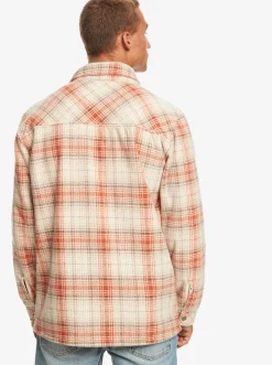 Quiksilver Sweatshirts & Hoodies|Epic Surf Days Fleece Overshirt Birch Surf Days Plaid