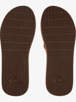 Quiksilver Sandals|Erreka Leather Sandals Tan - Solid