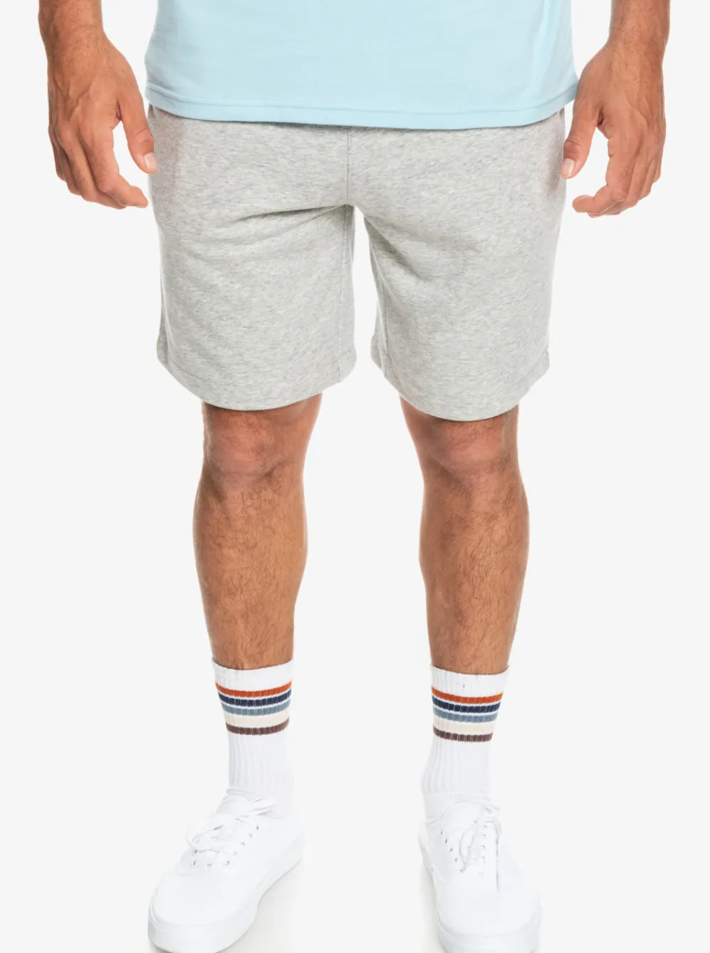 Quiksilver Pants|Essentials Sweat Shorts Light Grey Heather