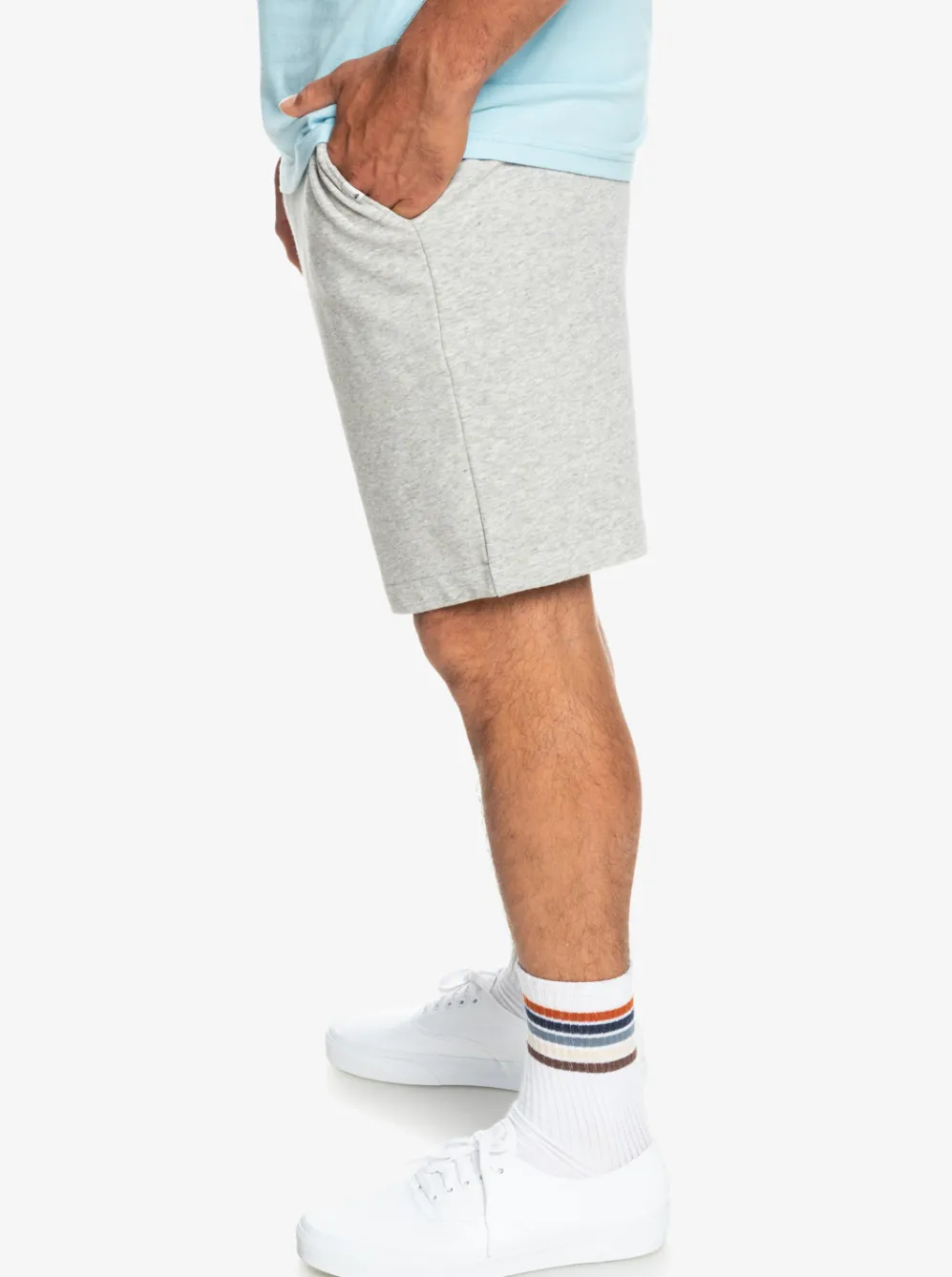 Quiksilver Pants|Essentials Sweat Shorts Light Grey Heather