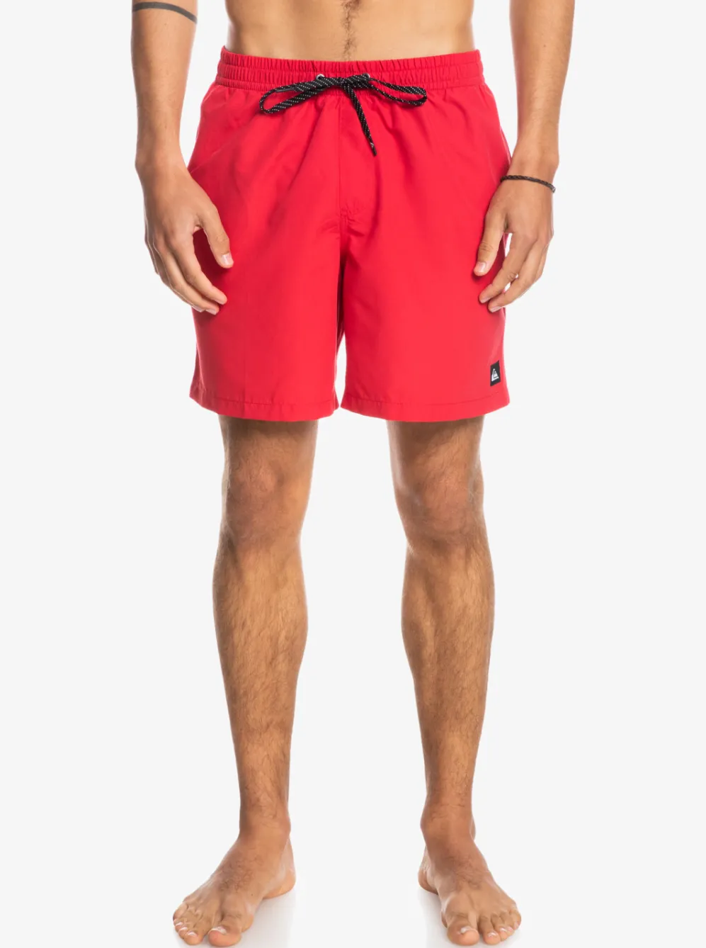 Quiksilver Elastic Waist|Everyday 17" Volleys For Young Men High Risk Red