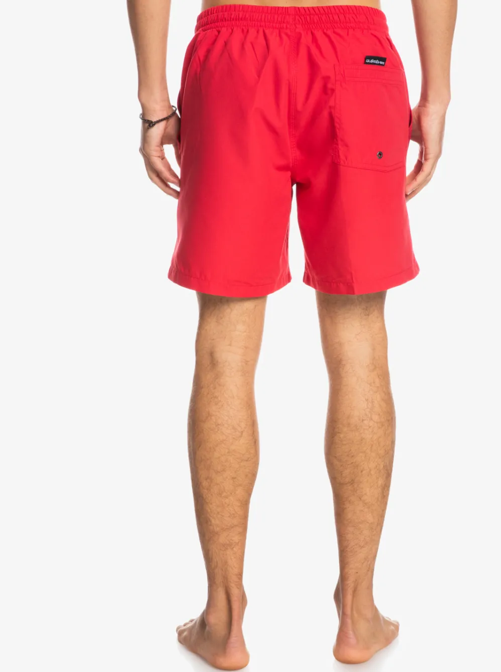 Quiksilver Elastic Waist|Everyday 17" Volleys For Young Men High Risk Red