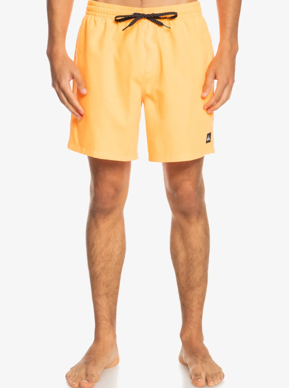 Quiksilver Elastic Waist|Everyday 17" Volleys For Young Men Orange Pop