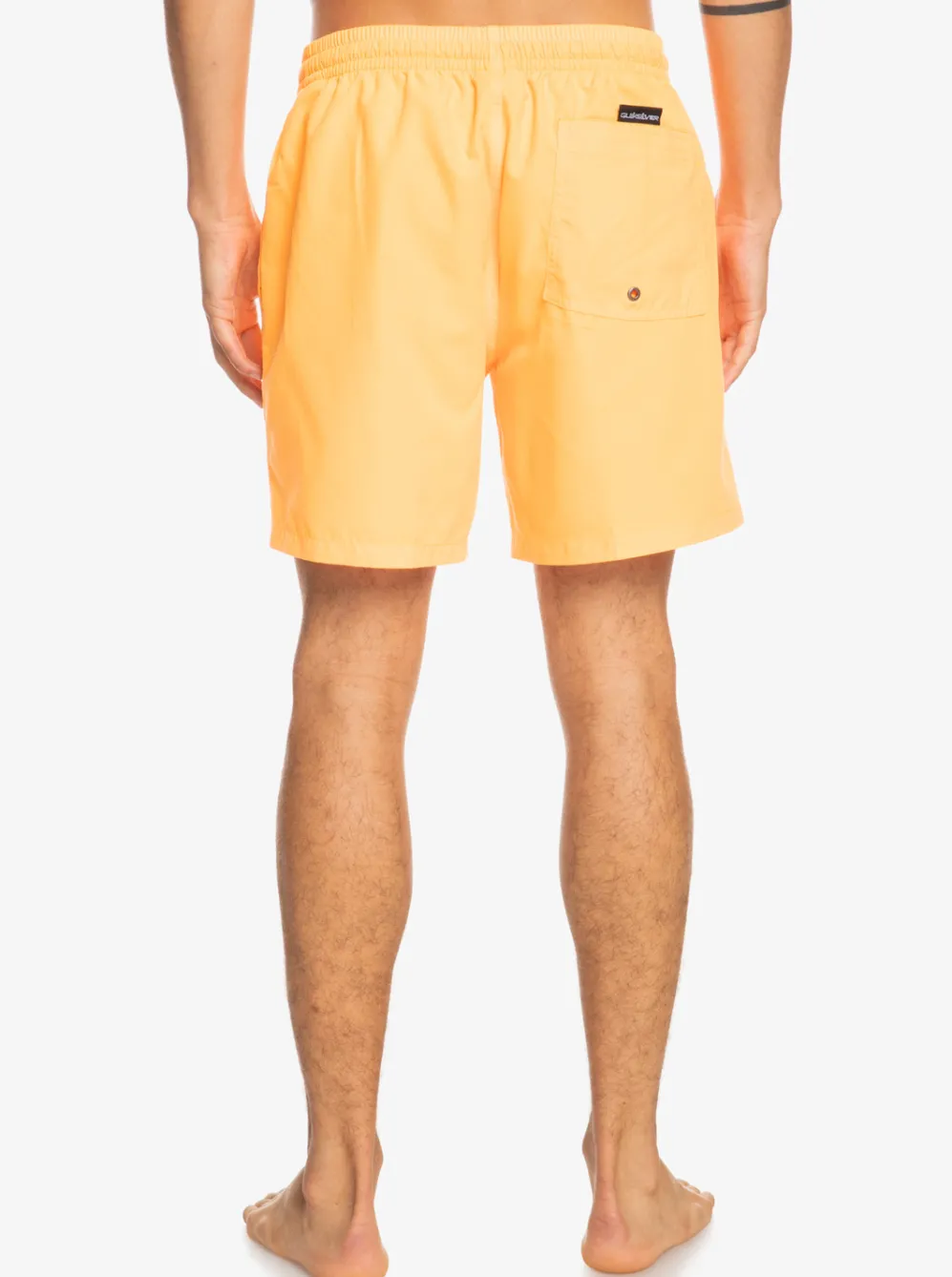 Quiksilver Elastic Waist|Everyday 17" Volleys For Young Men Orange Pop