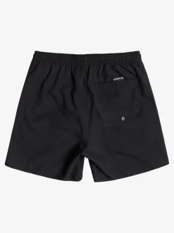 Quiksilver Elastic Waist|Everyday 17" Volleys For Young Men Black