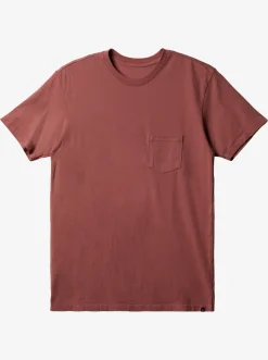 Quiksilver Tees|Everyday Pocket T-Shirt Marsala