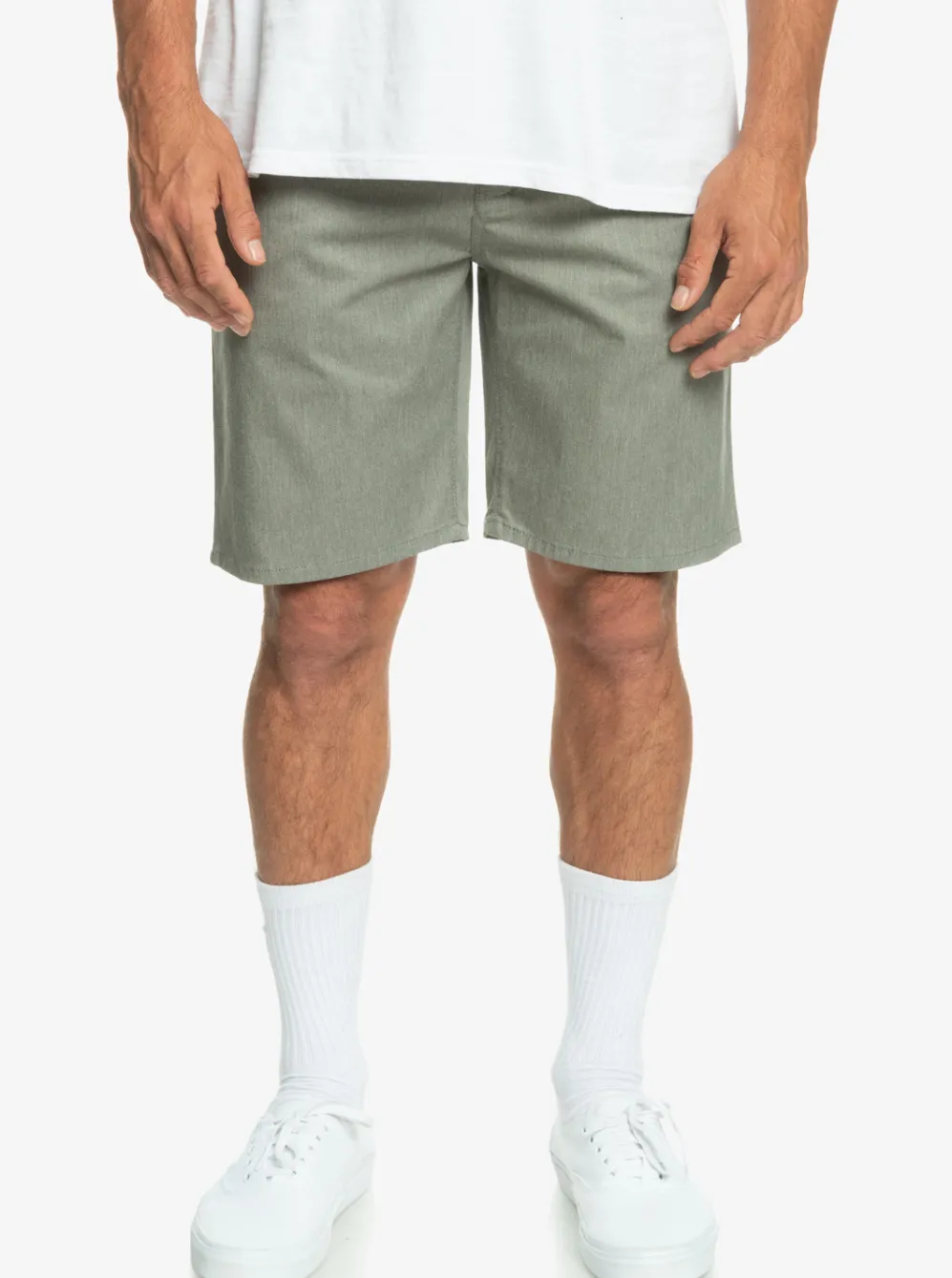 Quiksilver Shorts & Amphibians|Everyday Union Stretch Chino 20" Shorts Light Grey Heather