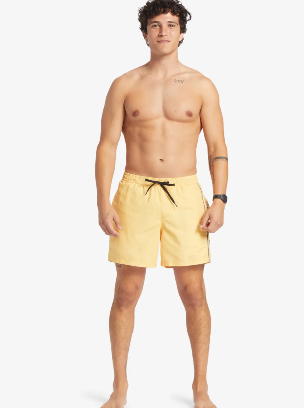 Quiksilver Elastic Waist|Everyday Vert 16" Volleys Banana Cream