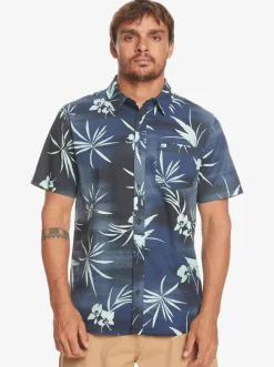 Quiksilver Shirts & Polos|Fade Out Short Sleeve Shirt Naval Academy Fade Out