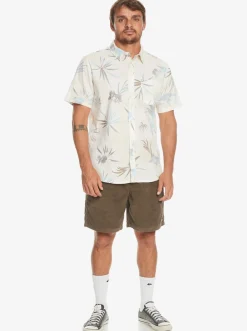 Quiksilver Shirts & Polos|Fade Out Short Sleeve Shirt Birch Fade Out