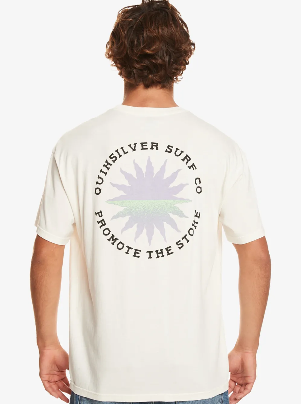 Quiksilver Tees|Fading Sun T-Shirt Birch