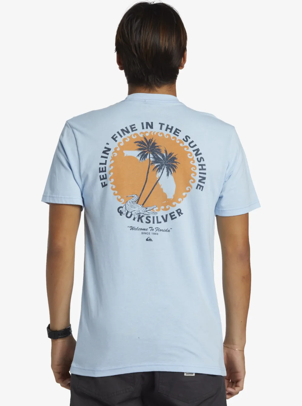 Quiksilver Tees|Fl In The Sunshine T-Shirt Clear Sky