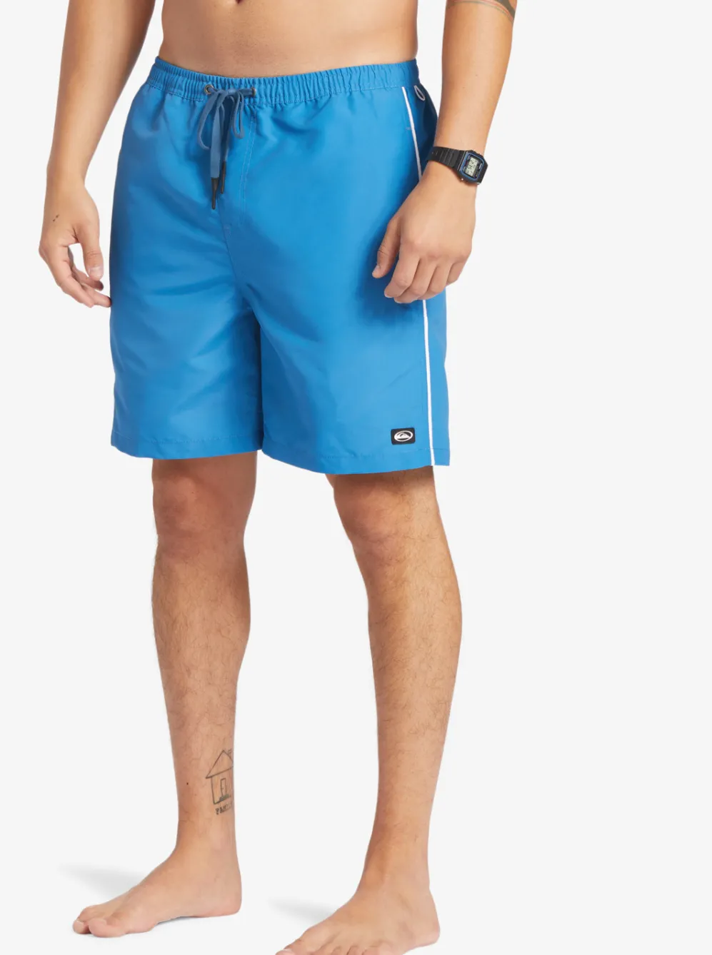 Quiksilver Elastic Waist|Flight Volley 18" Elastic Waist Shorts Deep Water