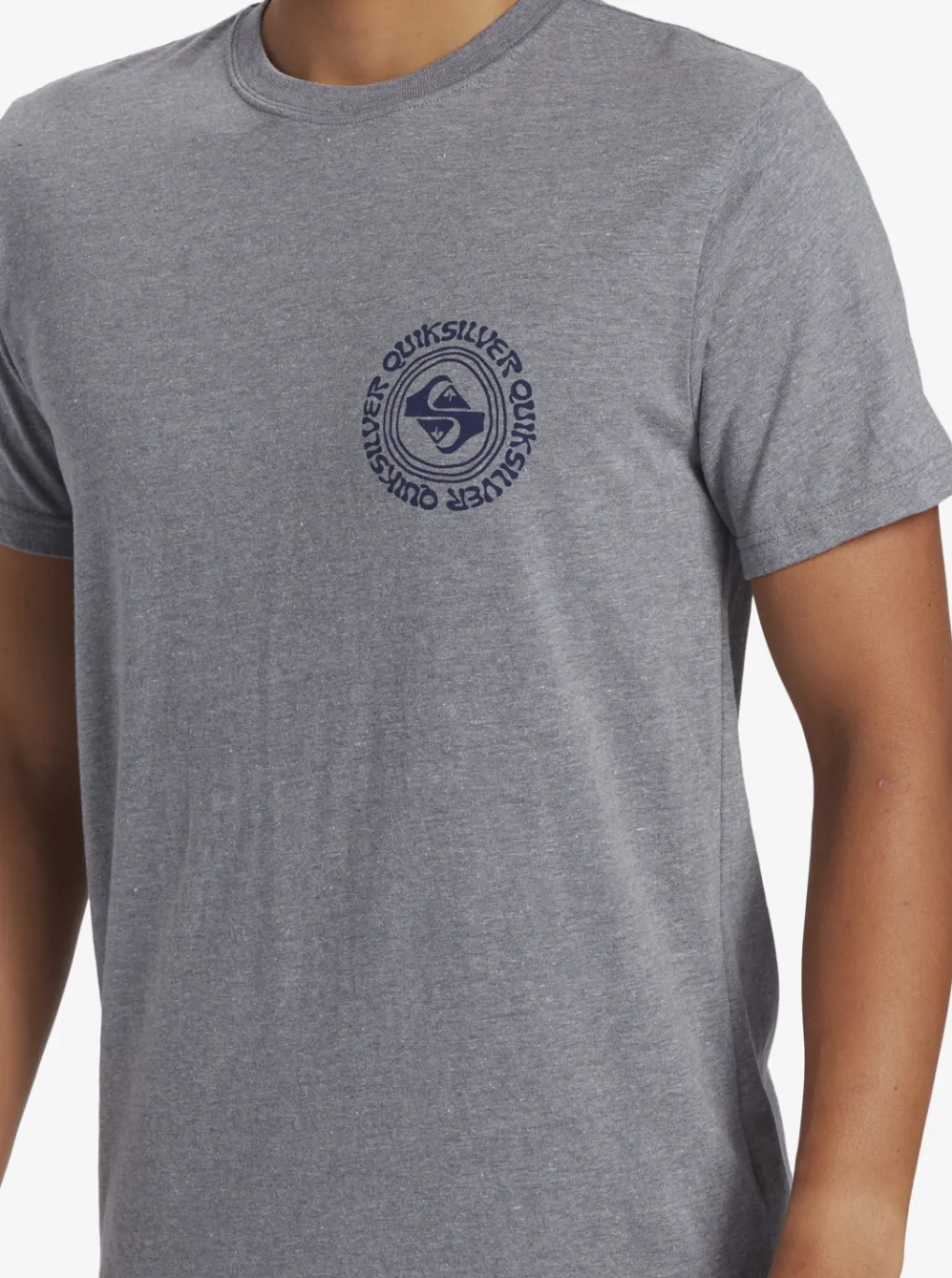 Quiksilver Tees|Full Circle T-Shirt Medium Grey Heather