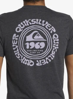 Quiksilver Tees|Full Circle T-Shirt Charcoal Heather