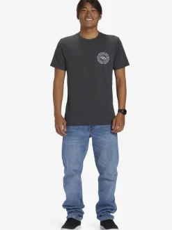 Quiksilver Tees|Full Circle T-Shirt Charcoal Heather