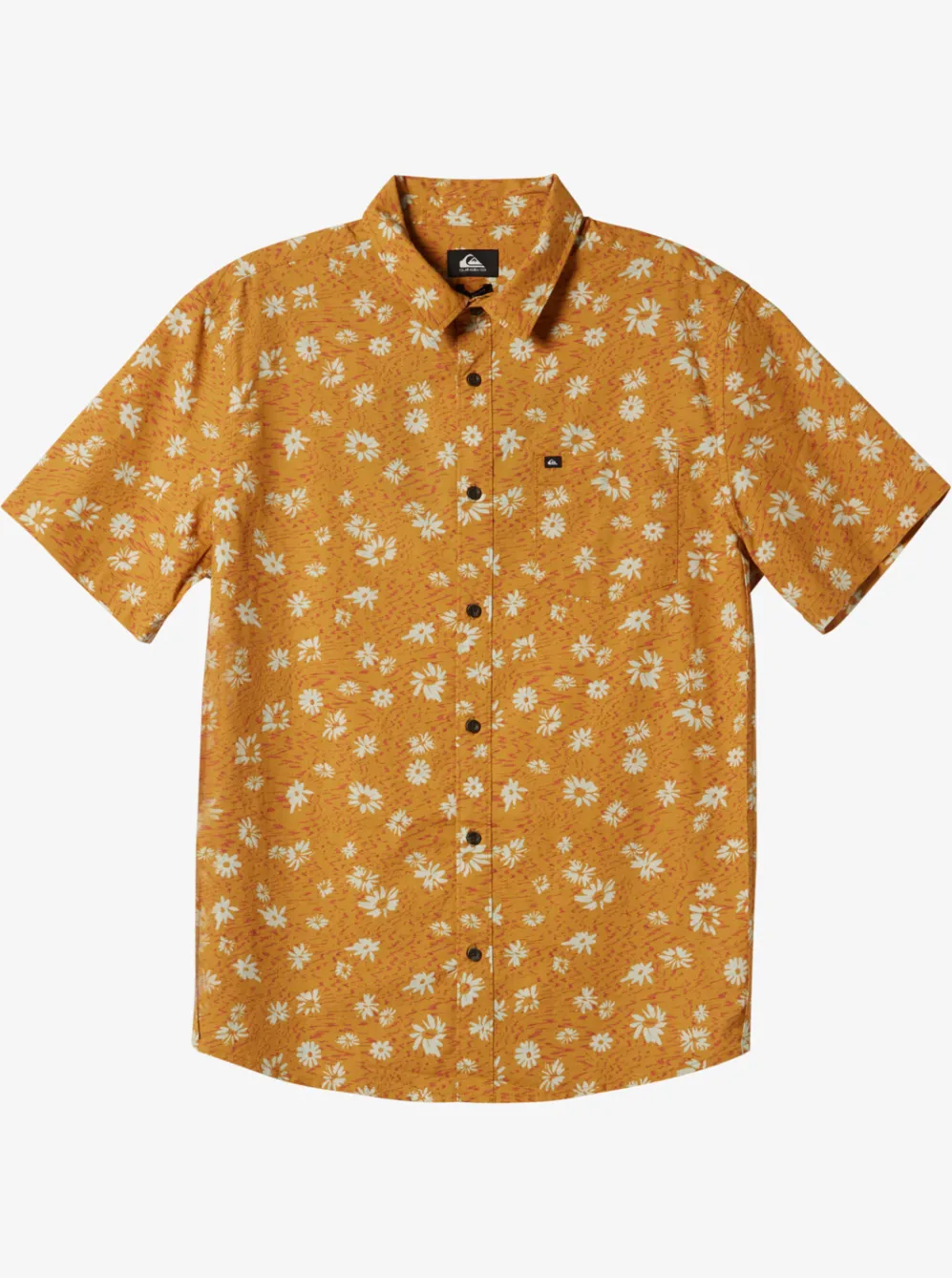 Quiksilver Shirts & Polos|Future Hippie Short Sleeve Woven Shirt Mustard Future Hippy
