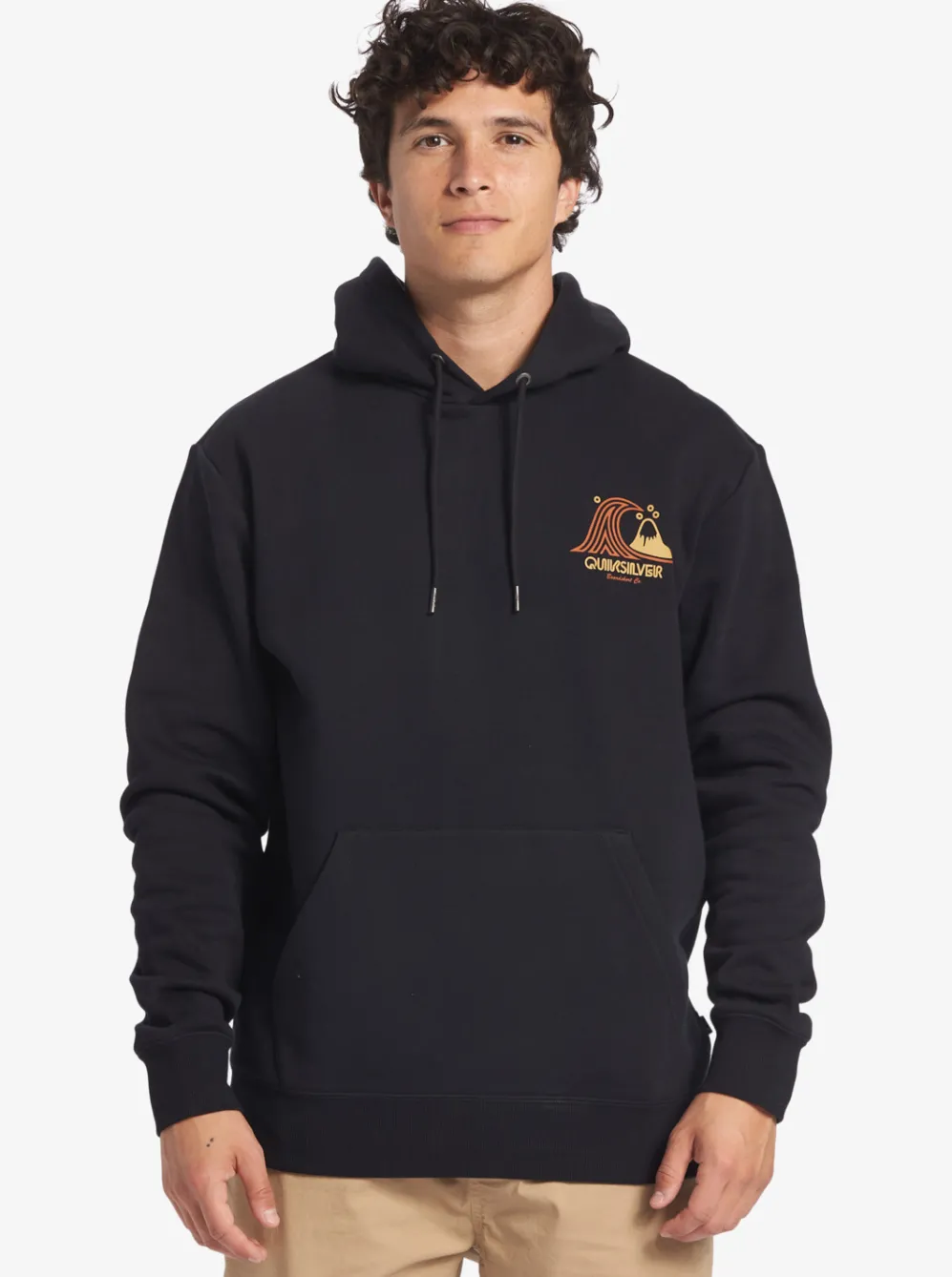 Quiksilver Shirts & Polos|Generator Pullover Fleece Crew Neck Sweatshirt Black