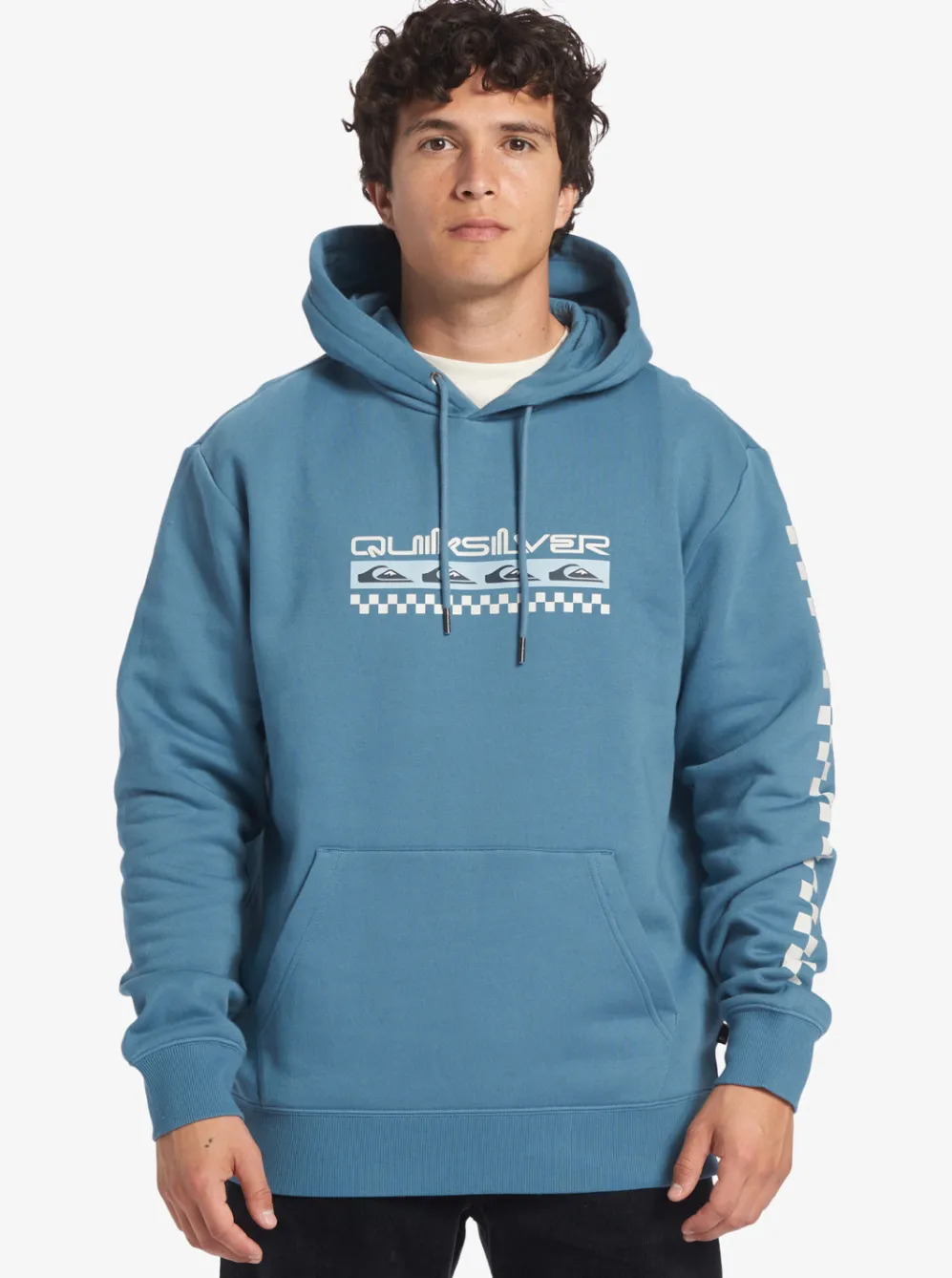 Quiksilver Shirts & Polos|Generator Pullover Fleece Crew Neck Sweatshirt Aegean Blue