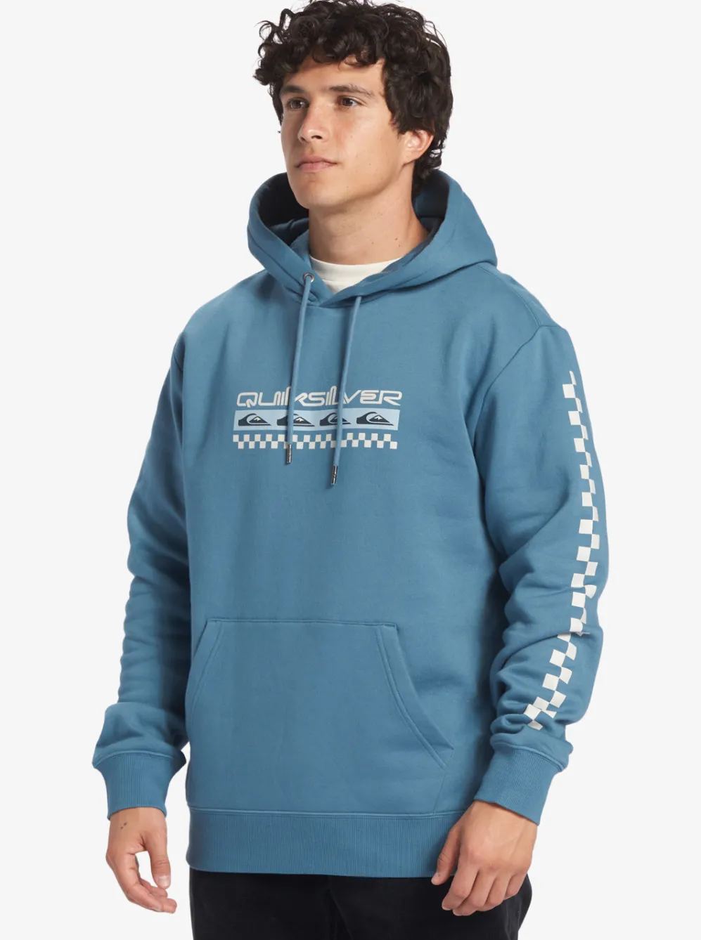 Quiksilver Shirts & Polos|Generator Pullover Fleece Crew Neck Sweatshirt Aegean Blue