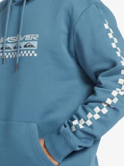 Quiksilver Shirts & Polos|Generator Pullover Fleece Crew Neck Sweatshirt Aegean Blue