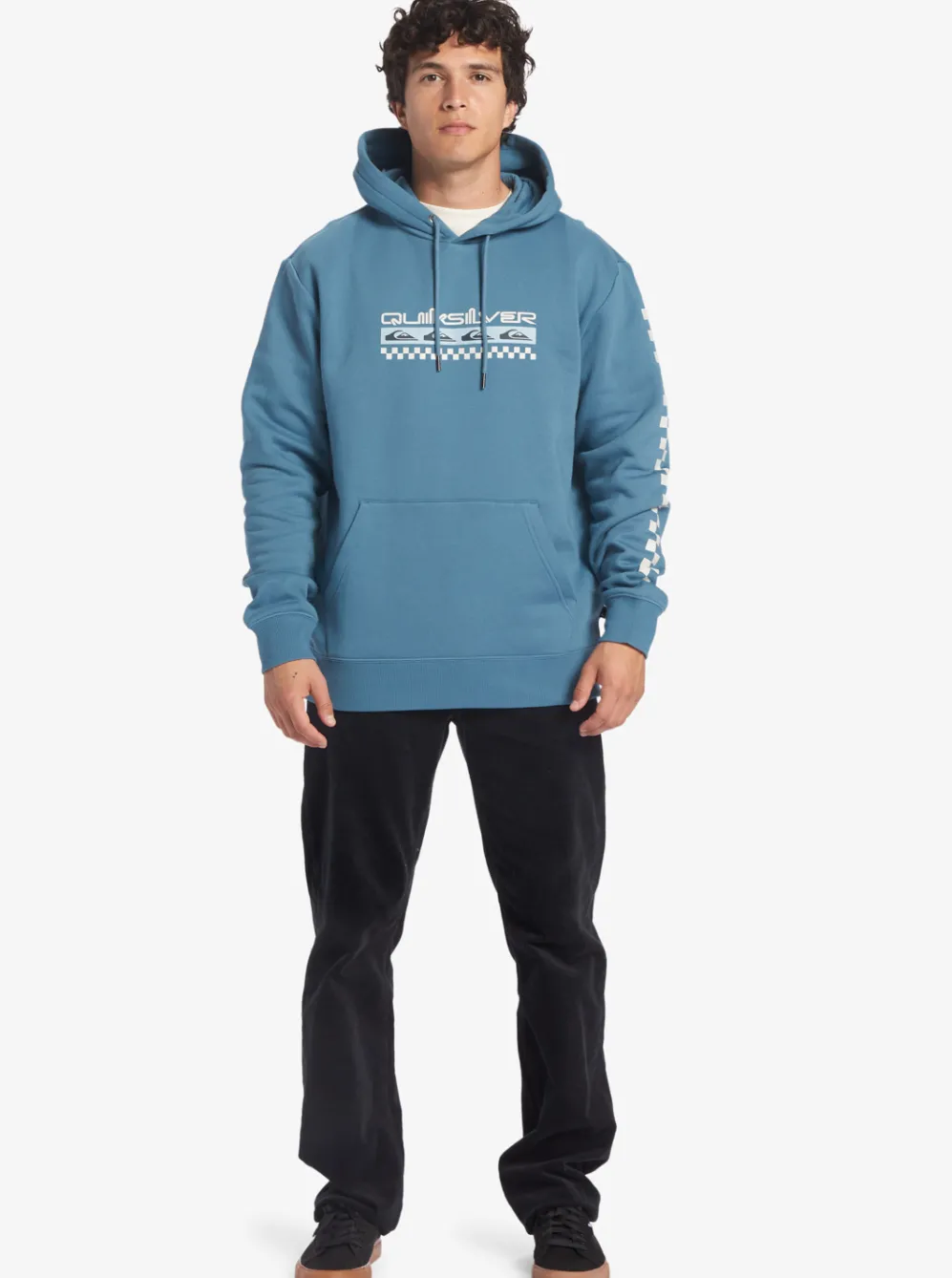 Quiksilver Shirts & Polos|Generator Pullover Fleece Crew Neck Sweatshirt Aegean Blue